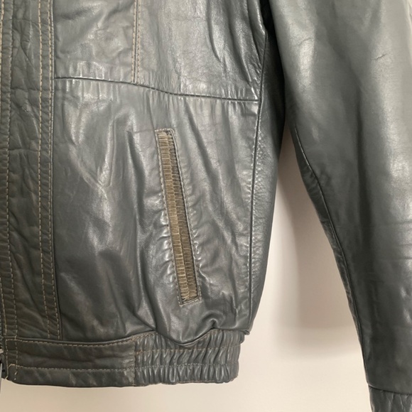 Vintage leather jacket 80s - Picture 6 of 6